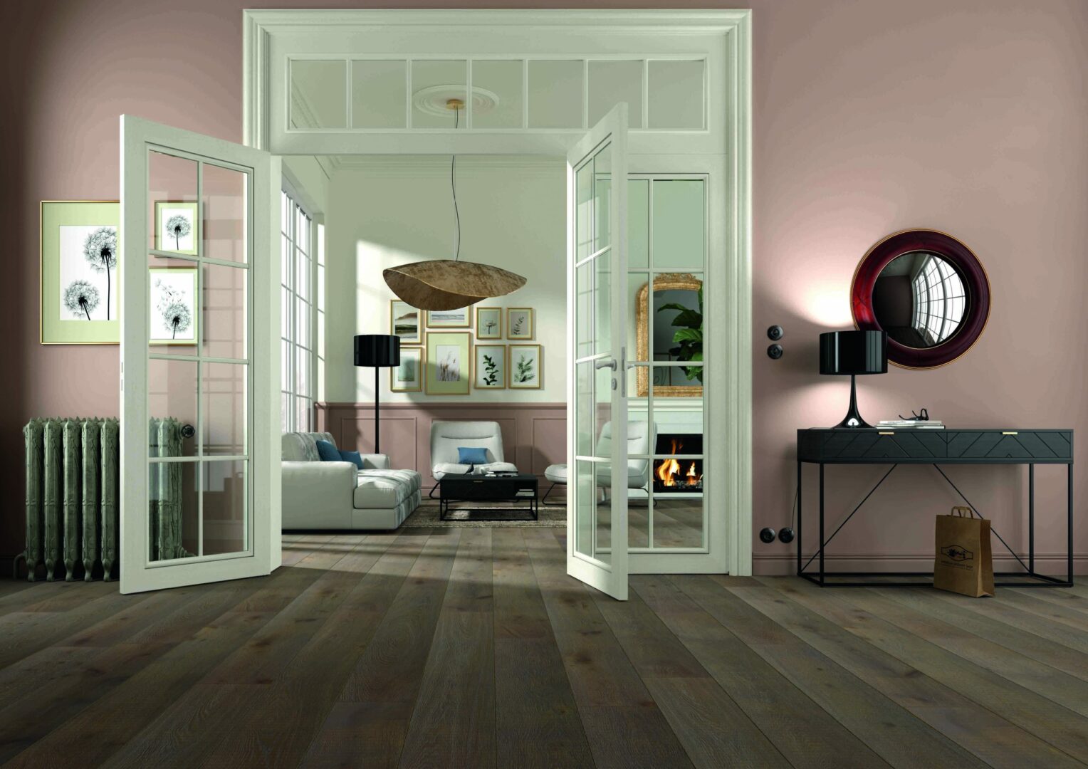 Alliance Bois - Tassin - Lyon - ALSAFLOORING - La teinte grisée EIFFEL est la parfaite représentation du lien entre passé et présent. Elle allie à la perfection l’aspect traditionnel du parquet et la modernité. Ce coloris sublimera tous types de mobiliers et donnera un aspect contemporain et sophistiqué à votre décoration. 