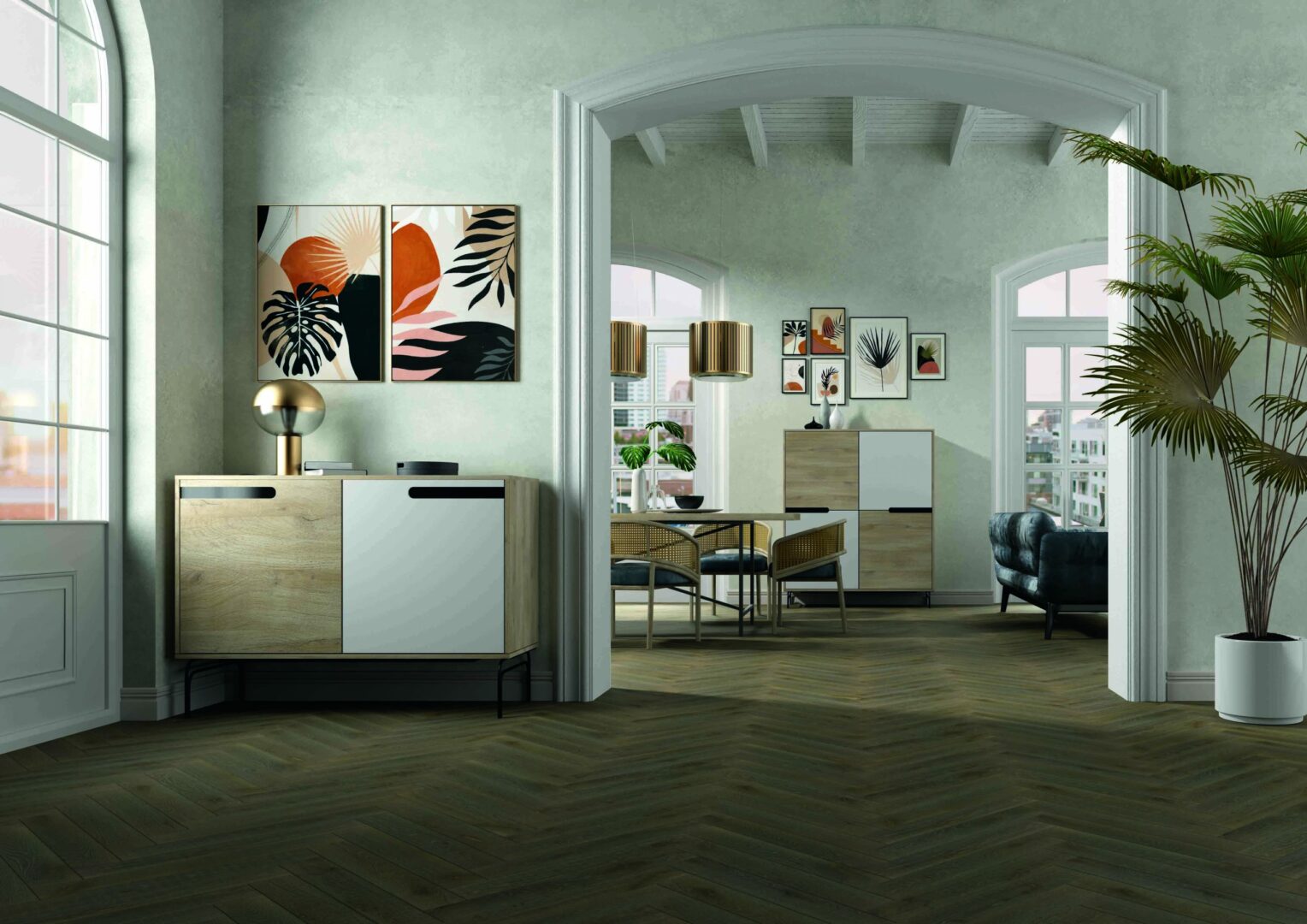 Alliance Bois - Tassin - Lyon - ALSAFLOORING - Le raffinement et la complexité de PANTHÉON est le résultat entre le mordant teinté et le tannin s’exprimant dans des nuances sombres absolument somptueuses. Cette teinte audacieuse vous permettra d’obtenir un intérieur aussi original qu’esthétique 